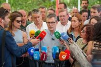 Bolaños reivindica la "cooperación institucional" ante el incendio de Almería sin "cuestionar" el no envío de 'Es-Alert'