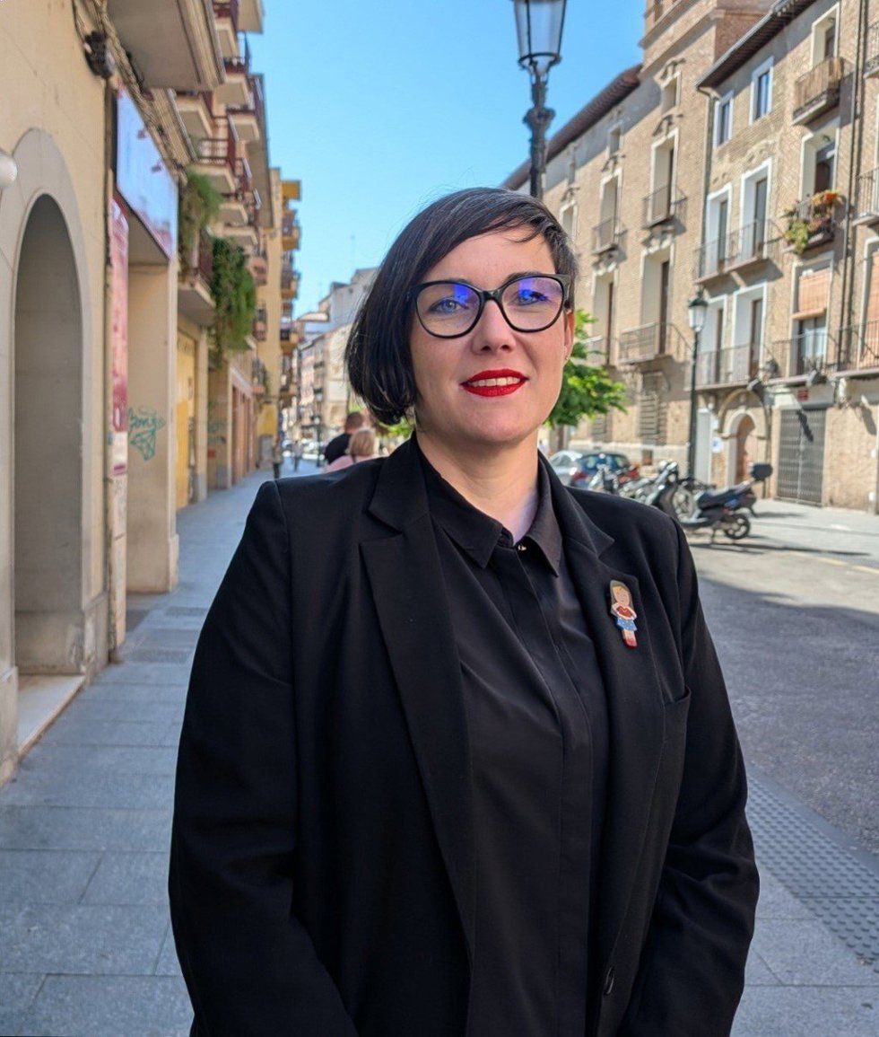 La portavoz de CHA en las Cortes y secretaria general de la formación aragonesista, Verónica Villagrasa