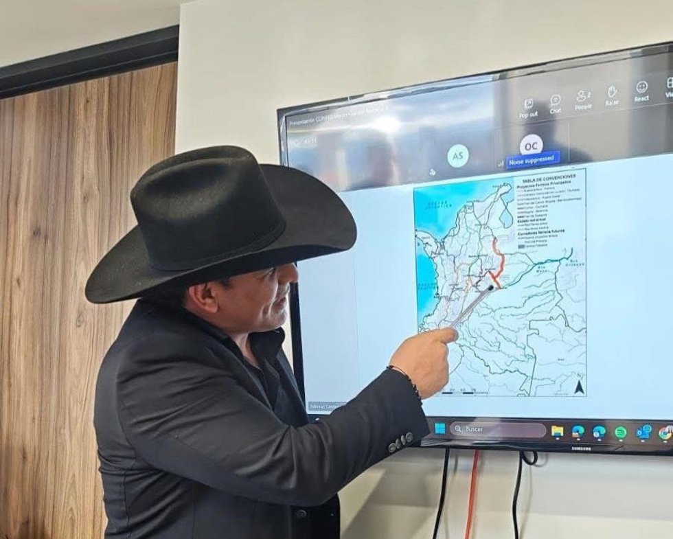 Archivo - El gobernador de Casanare, César Ortiz