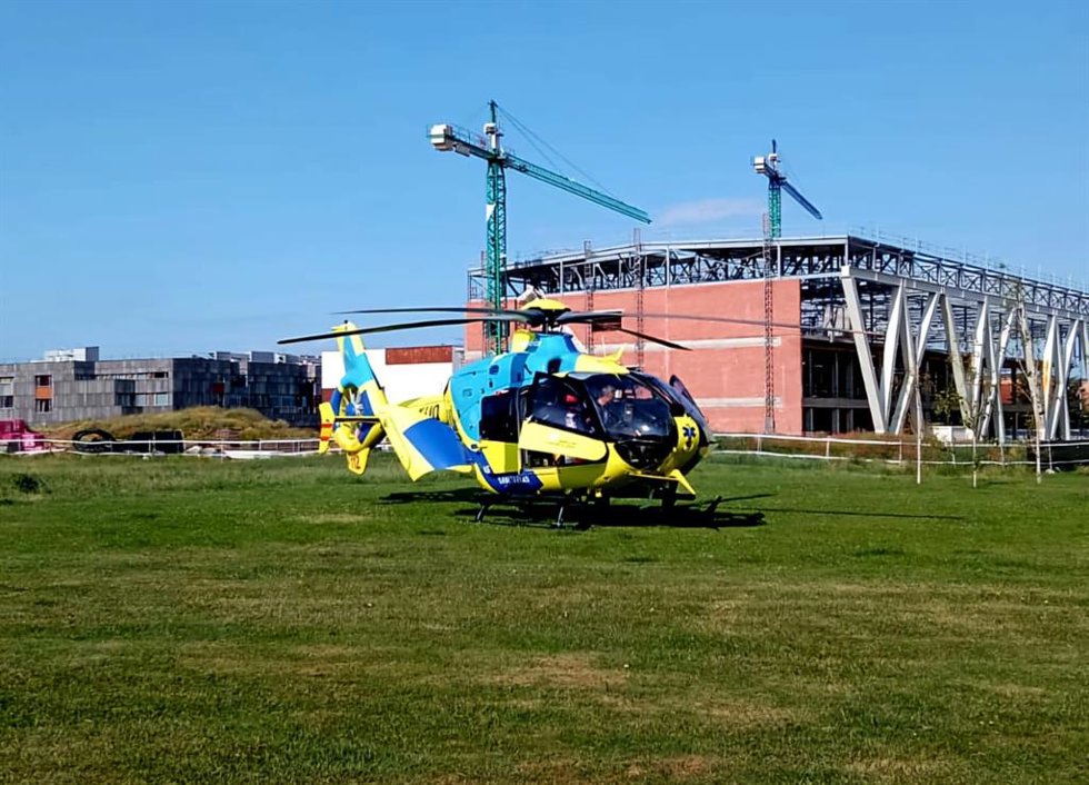 Archivo - Helicóptero del Sacyl.