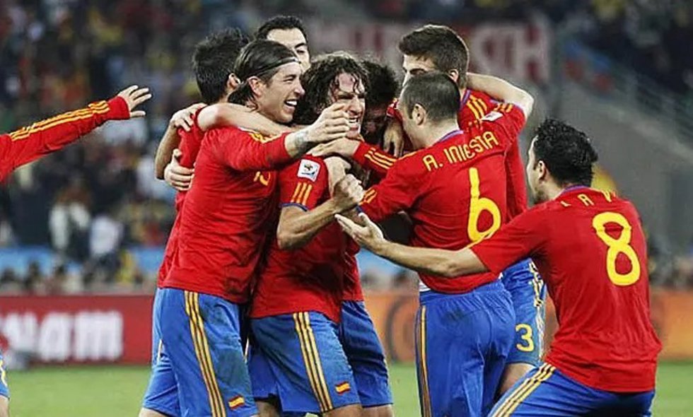 España en semifinales del Mundial 2010