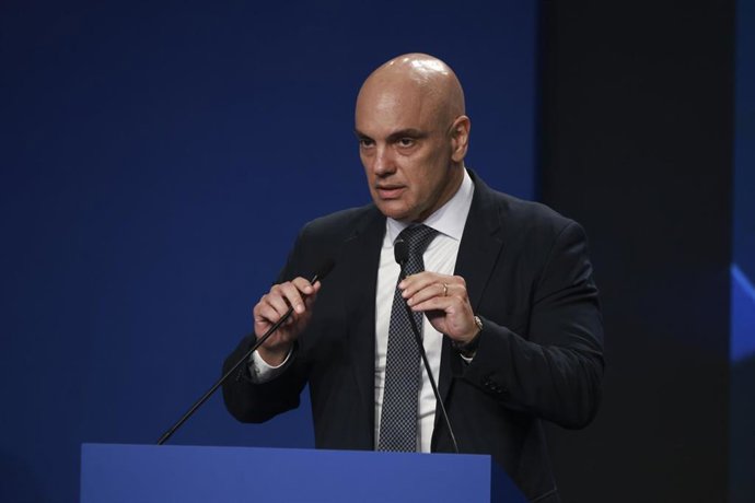 Archivo - El juez del Supremo Tribunal Federal (STF) de Brasil, Alexandre de Moraes