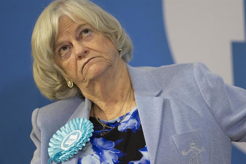 Archivo - La política conservadora británica Anne Widdecombe