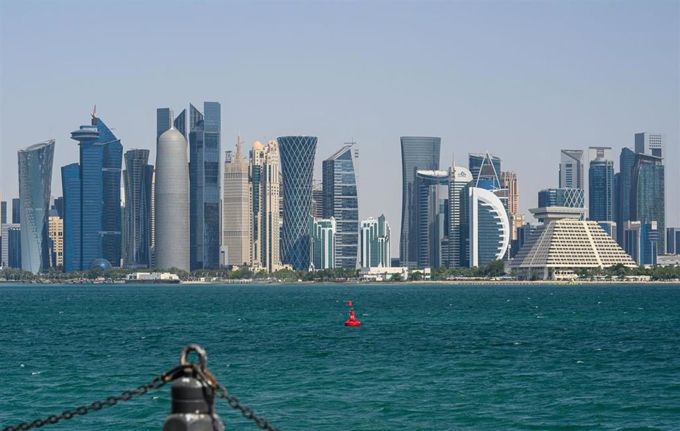 Panorámica de Doha (Qatar), en imagen de archivo