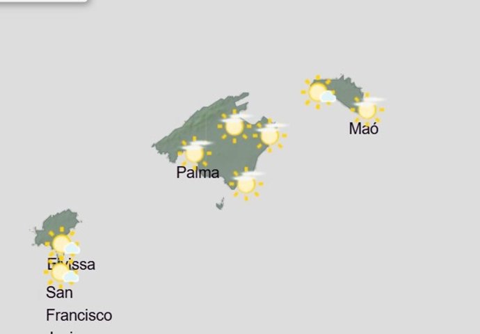 Predicción meteorológica para hoy, domingo 12 de julio,