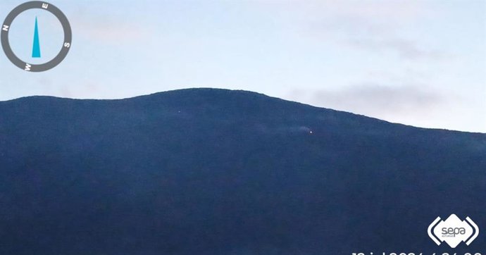 Incendio forestal en Aller.