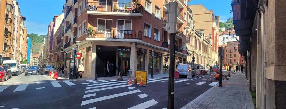 Archivo - Calle Tiboli, en Bilbao