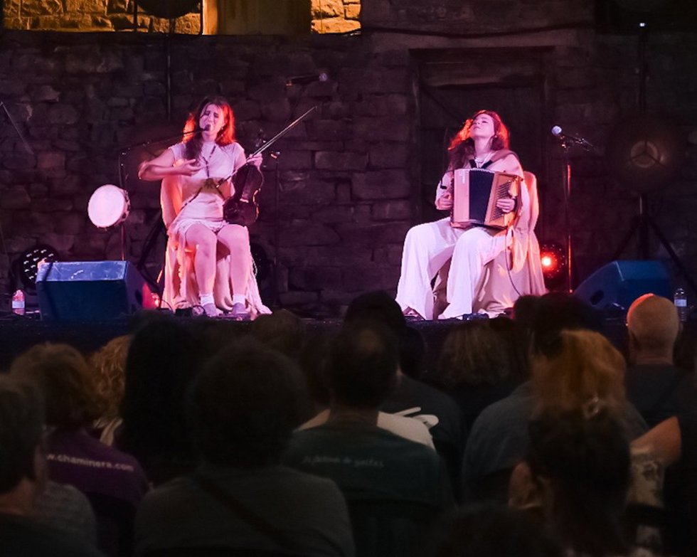 Caamaño & Ameixeiras este sábado en el Festival Castillo de Aínsa.