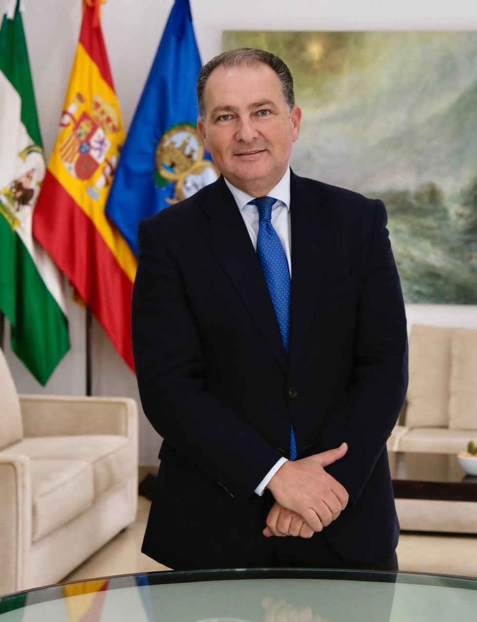 Archivo - El presidente de la Diputación de Huelva, David Toscano.