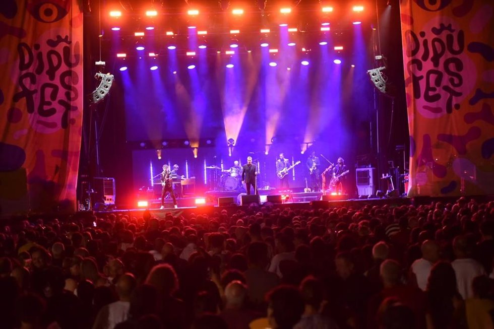 Loquillo en el escenario del Dipufest.