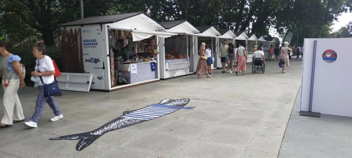 El tradicional mercado marinero de Santander vuelve del 17 al 28 de julio