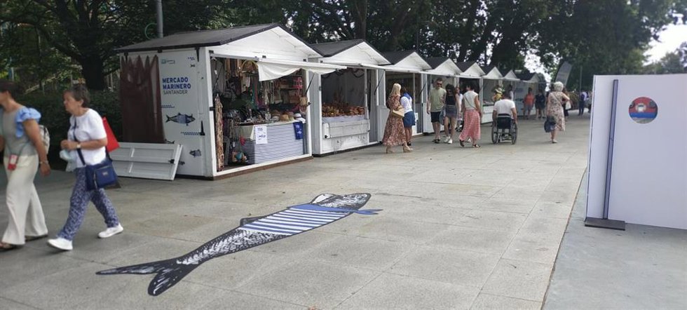 El tradicional mercado marinero de Santander vuelve del 17 al 28 de julio