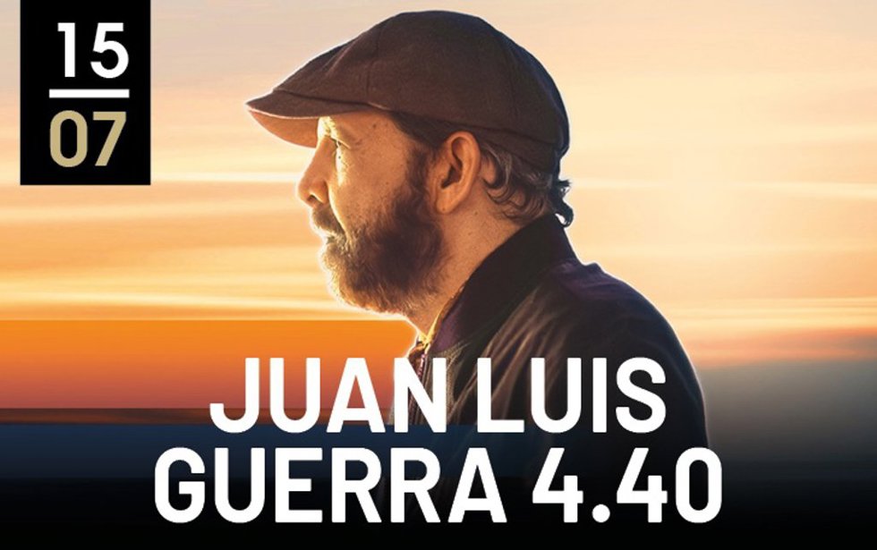 Cartel del concierto de Juan Luis Guerra en su paso por el Starlite Occident de Marbella 2026.