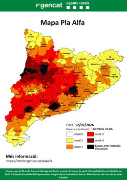 Mapa del Pla Alfa.