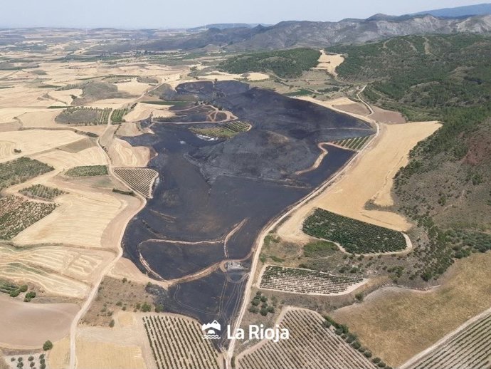 Estabilizado el incendio de Ribafrecha