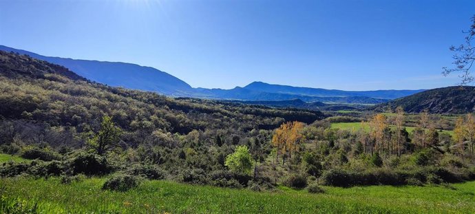 Paisaje de la Comarca del Sobrabre.
