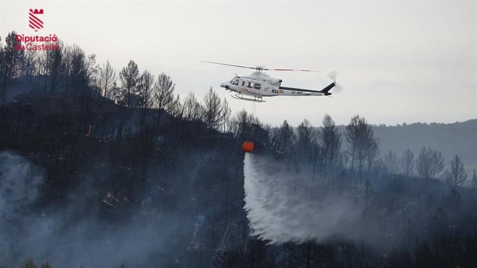Incendio forestal de Lucena del Cid