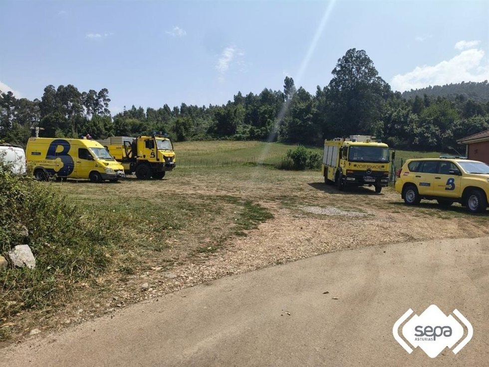Vehículos del SEPA. Camión de bomberos.