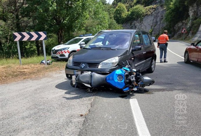 Imagen del accidente.