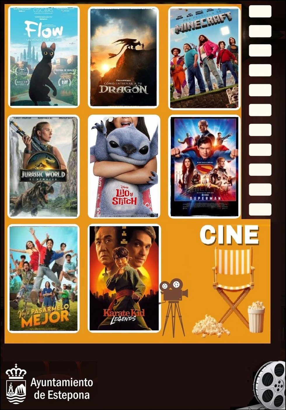 Arranca este lunes la programación del Cine de Verano en el Parque del Orquidario de Estepona