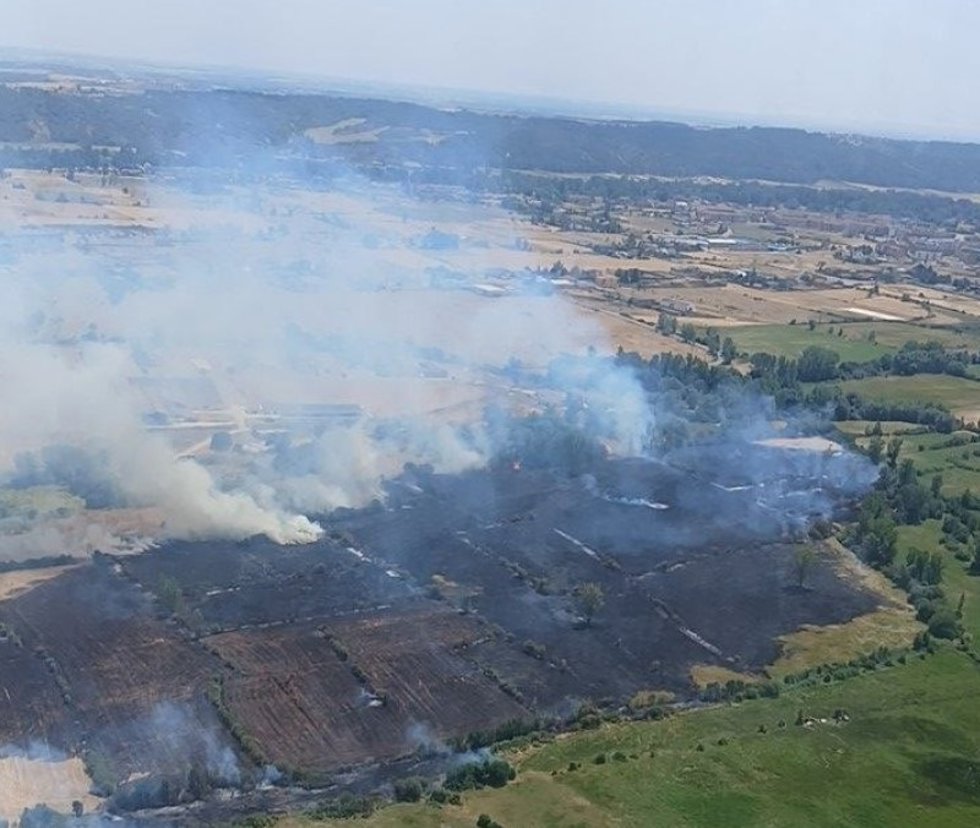 Incendio de Navatejera (León).