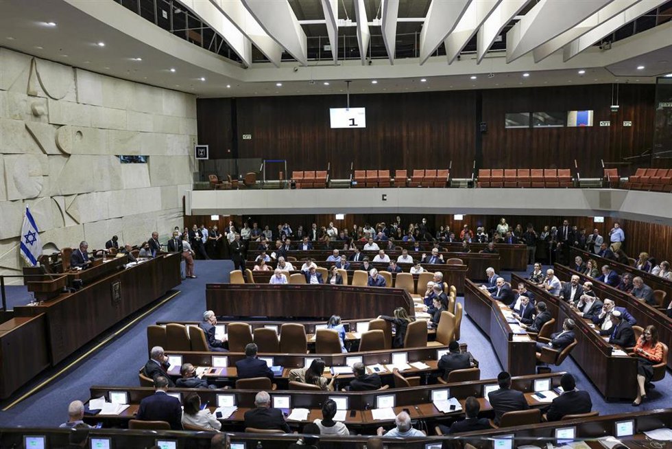 Archivo - Pleno de la Knesset o Parlamento israelí