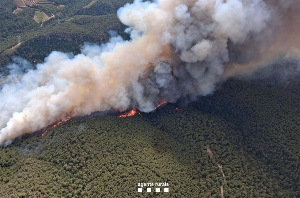 Imagen del incendio