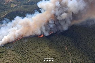 Imatge de l'incendi