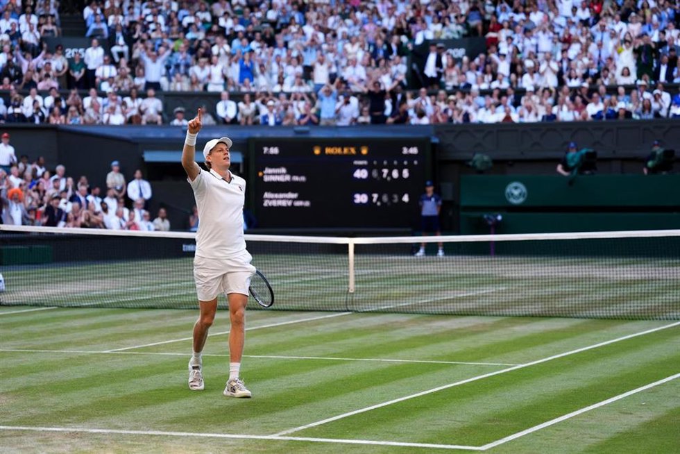 Jannik Sinner, final de Wimbledon