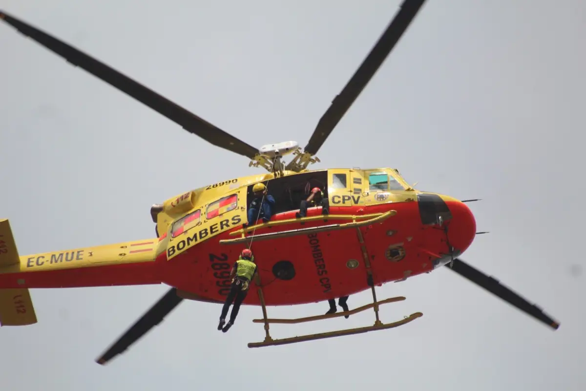 Helicóptero del Consorcio de Bomberos de Valencia