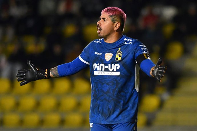 Futbol, Coquimbo Unido vs Colo Colo. Fecha 4, Copa de la Liga 2026. El jugador de Coquimbo Unido Diego Sanchez, es fotografiado durante un partido grupo A copa de la liga disputado en el estadio Francisco Sanchez Rumoroso en Coquimbo,