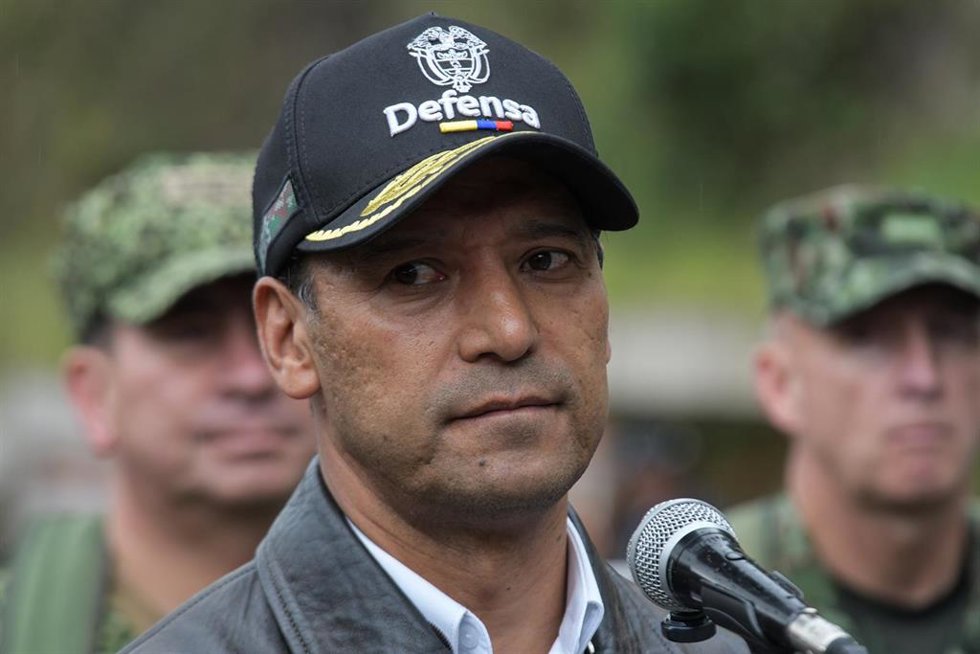 Archivo - El ministro de Defensa de Colombia, Pedro Arnulfo Sánchez, en una imagen de archivo