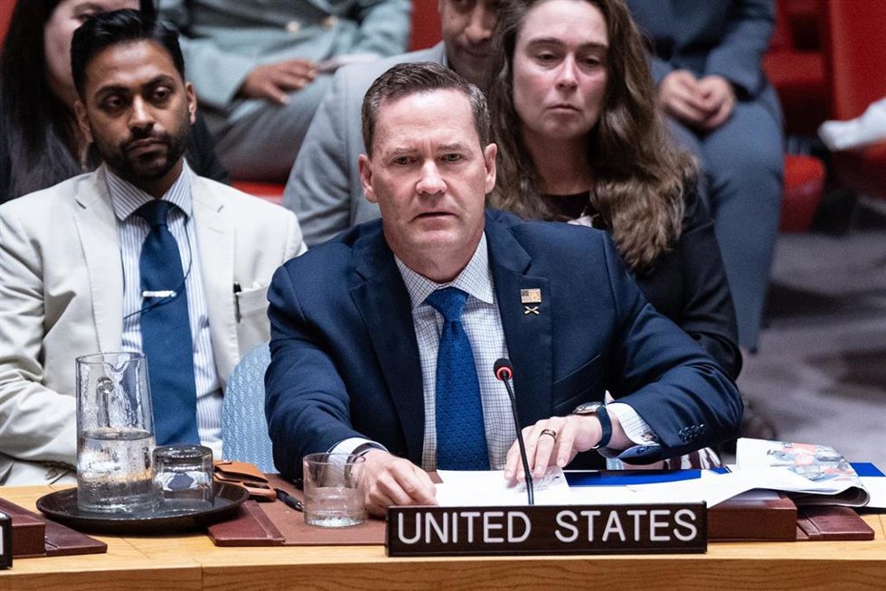 Archivo - El embajador de Estados Unidos ante Naciones Unidas, Mike Waltz