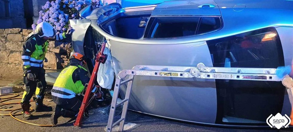 Accidente de tráfico en Tineo