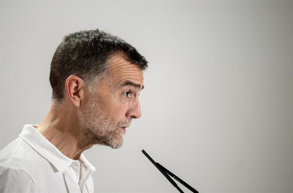 El portavoz de Por Andalucía y coordinador federal de Izquierda Unida, Antonio Maíllo