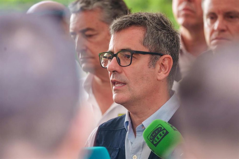 El ministro de Presidencia, Justicia y Relaciones con las Cortes, Félix Bolaños