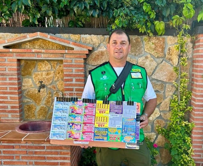 Vendedor de la Once en la comarca de Guadix.