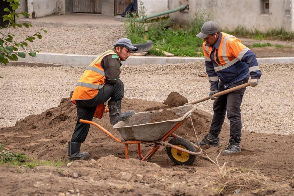 Trabajadores.