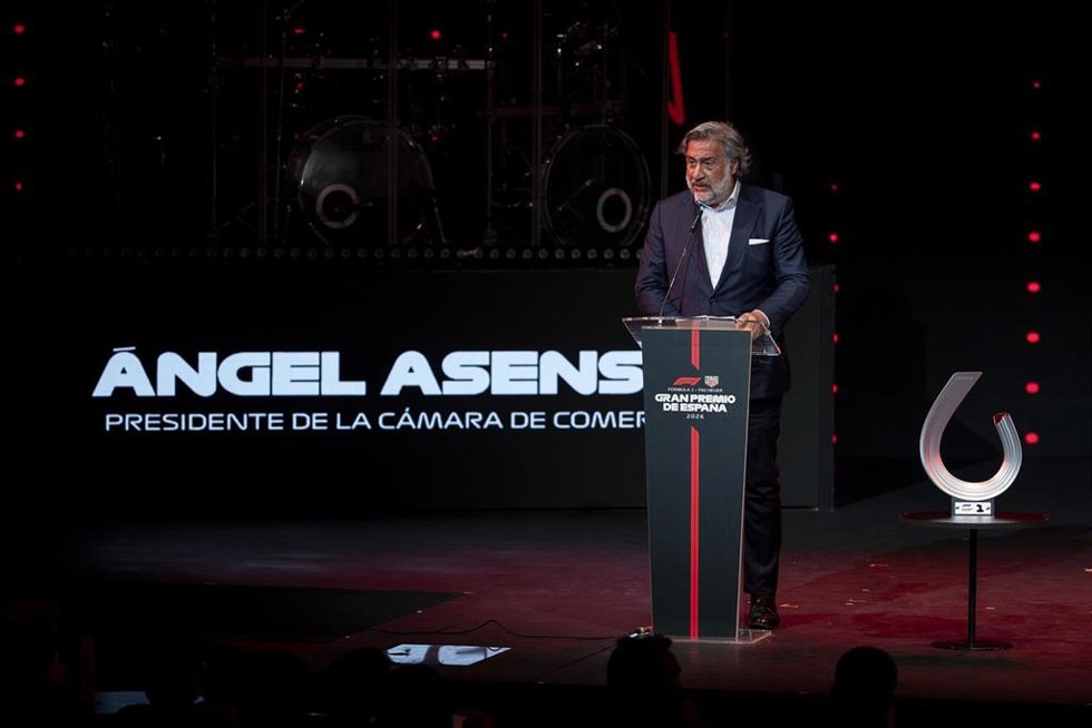 El presidente de la Cámara de Comercio de Madrid, Ángel Asensio, en la presentación de Madring