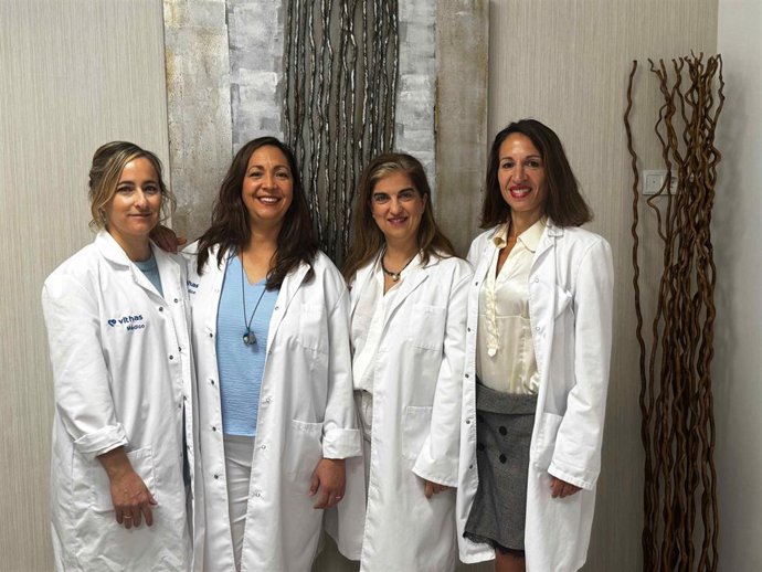 Equipo que integra la Unidad de Terapia Neural del Hospital Vithas Xanit