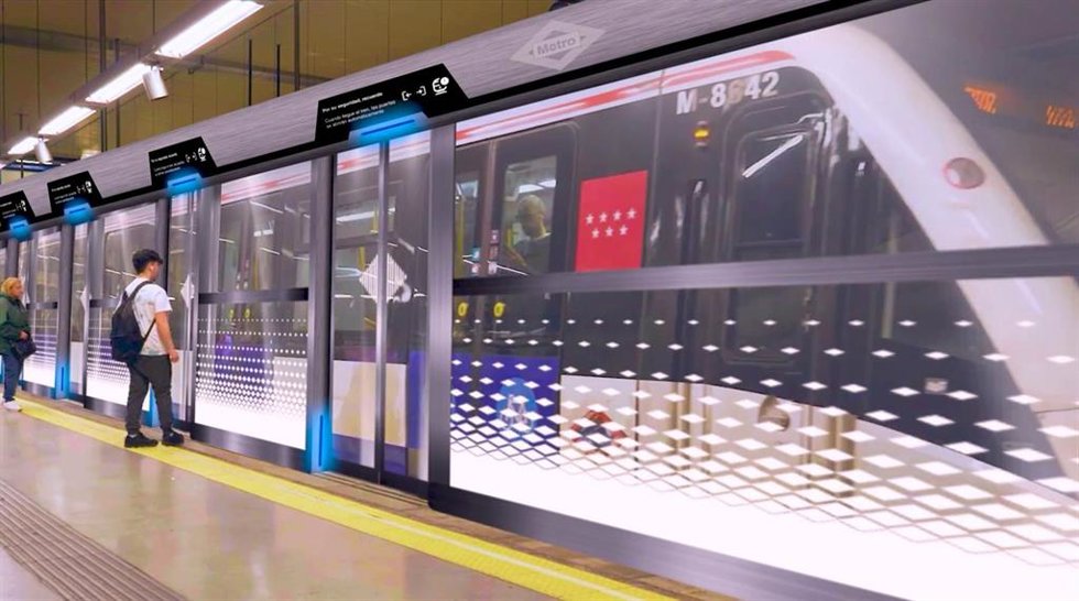 Archivo - Automatización de las puertas de la Línea 6 de Metro