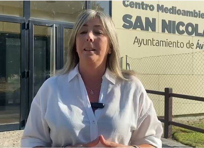 La teniente de alcalde de Ávila.