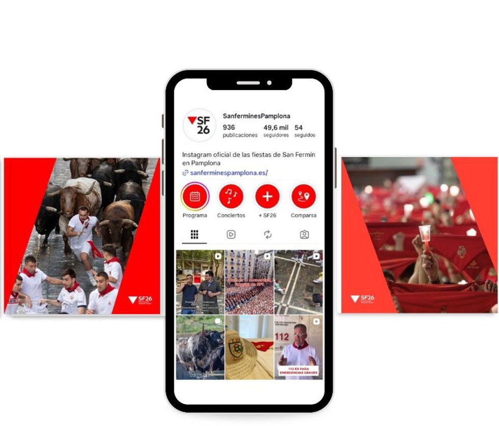 Redes sociales del Ayuntamiento de Pamplona.