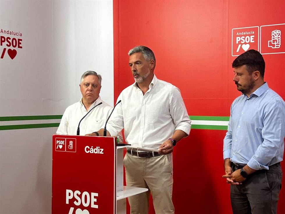 Javier Ruiz Arana y Javeir Rodríguez en rueda de prensa.