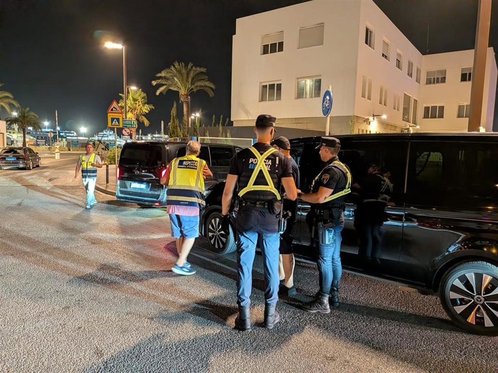Control de la Policía Local en Eivissa
