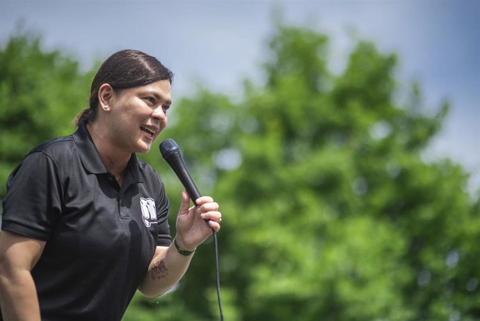 Archivo - La vicepresidenta de Filipinas, Sara Duterte.