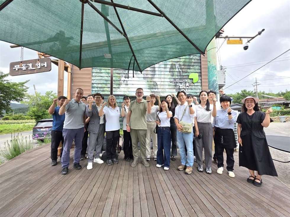 Visita al Geoparque de Corea del Sur.