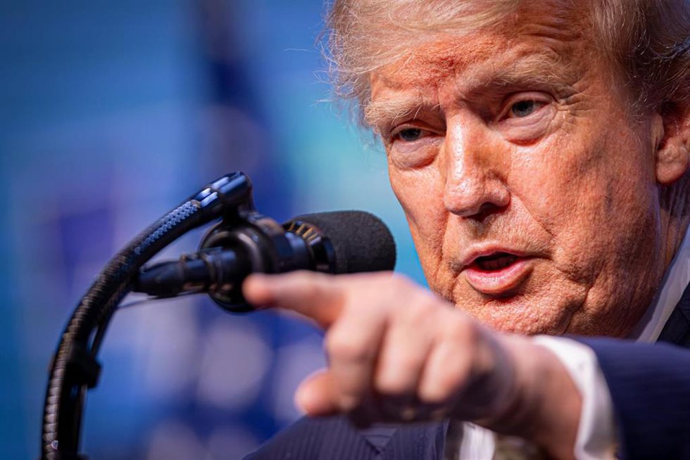 El presidente de Estados Unidos, Donald Trump, durante una comparecencia ante la prensa durante la cumbre de la OTAN en la capital de Ankara, Turquía, en julio de 2026 (archivo)