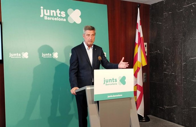 El president de Junts a l'Ajuntament de Barcelona, Jordi Martí