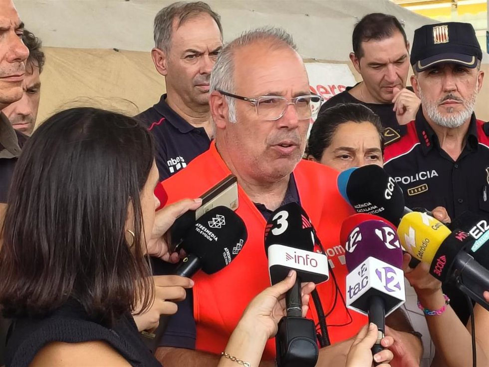 El jefe de la región de emergencias de los Bombers de les Terres de l'Ebre (Tarragona), Ricard Expósito